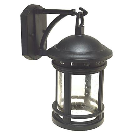 Lauko sieninis šviestuvas ULAN 1xE27/60W/230V IP44 juoda