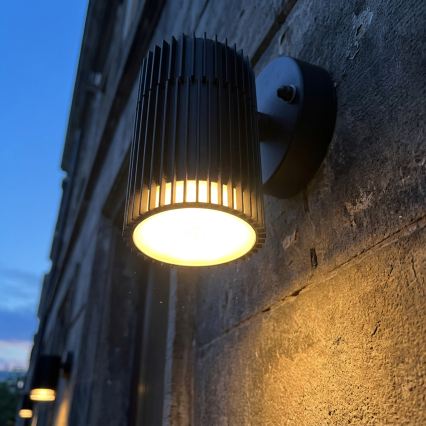 Lauko sieninis taškinis šviestuvas LANTHEA 1xGU10/11W/230V IP44 juodas