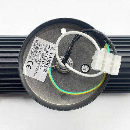 Lauko sieninis taškinis šviestuvas LANTHEA 2xGU10/11W/230V IP44 juodas