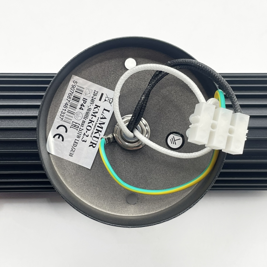 Lauko sieninis taškinis šviestuvas LANTHEA 2xGU10/11W/230V IP44 juodas