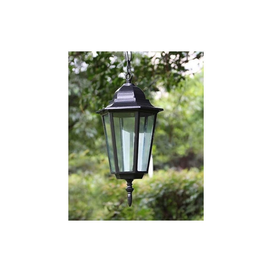 Lauko sietynas 1xE27/20W/230V IP43 juoda
