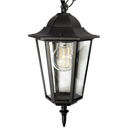 Lauko sietynas 1xE27/20W/230V IP43 juoda