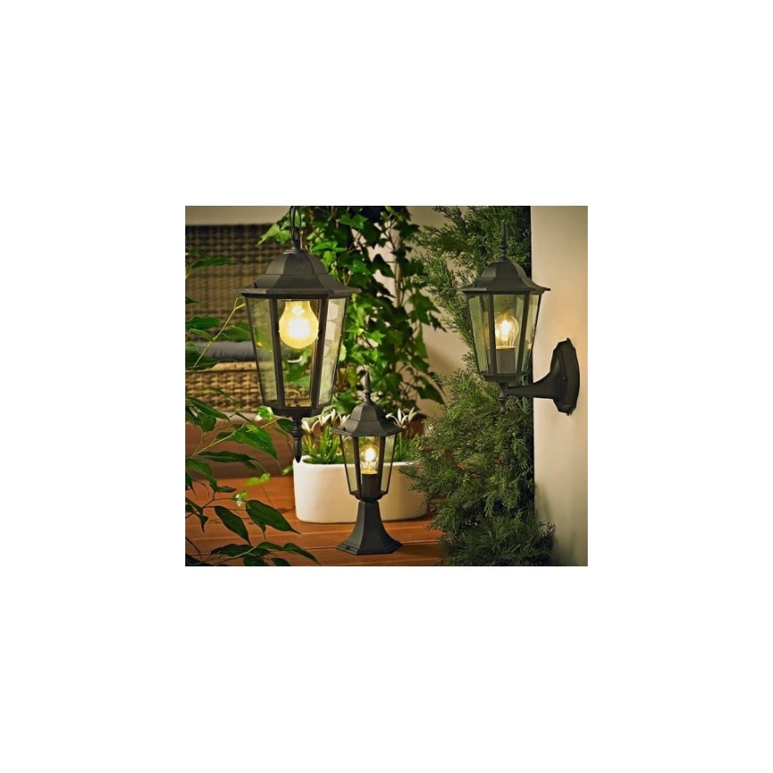 Lauko sietynas 1xE27/20W/230V IP43 juoda