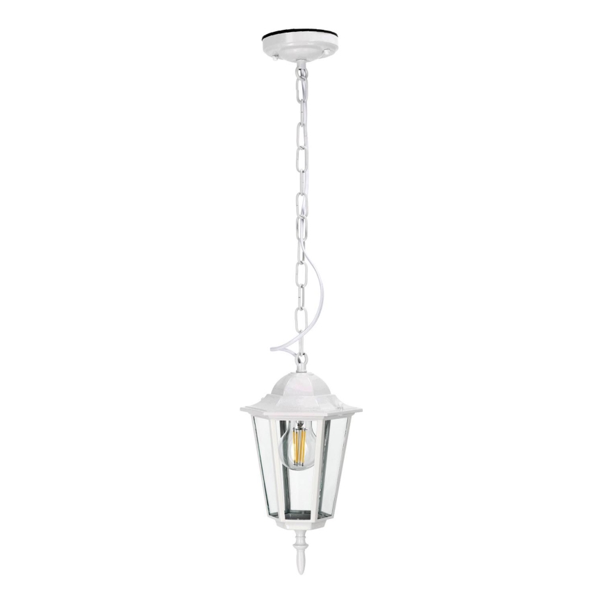 Lauko sietynas, kabinamas ant grandinės 1xE27/60W/230V IP44 balta