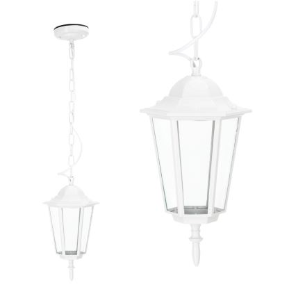 Lauko sietynas, kabinamas ant grandinės 1xE27/60W/230V IP44 balta