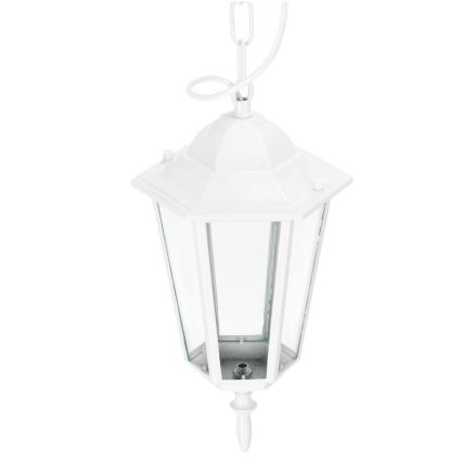 Lauko sietynas, kabinamas ant grandinės 1xE27/60W/230V IP44 balta