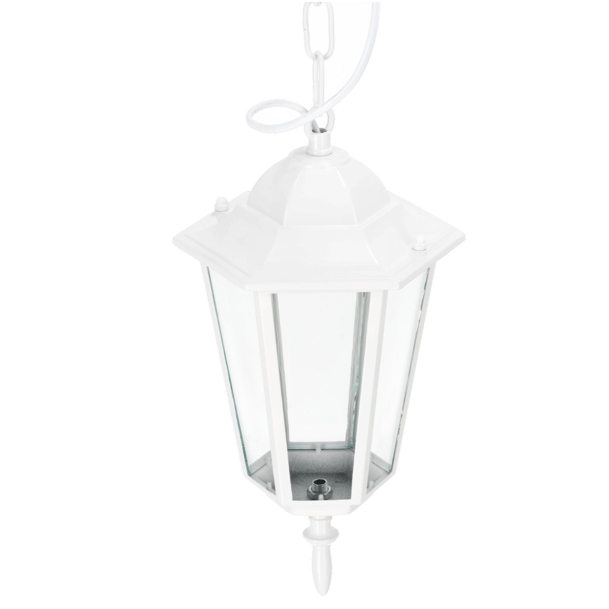 Lauko sietynas, kabinamas ant grandinės 1xE27/60W/230V IP44 balta