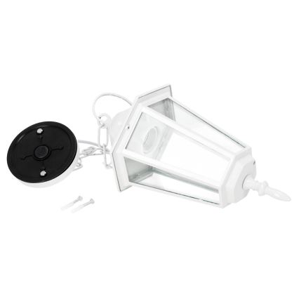 Lauko sietynas, kabinamas ant grandinės 1xE27/60W/230V IP44 balta