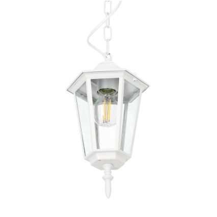 Lauko sietynas, kabinamas ant grandinės 1xE27/60W/230V IP44 balta