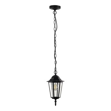 Lauko sietynas, kabinamas ant grandinės ARRAIA 1xE27/15W/230V IP44 juoda