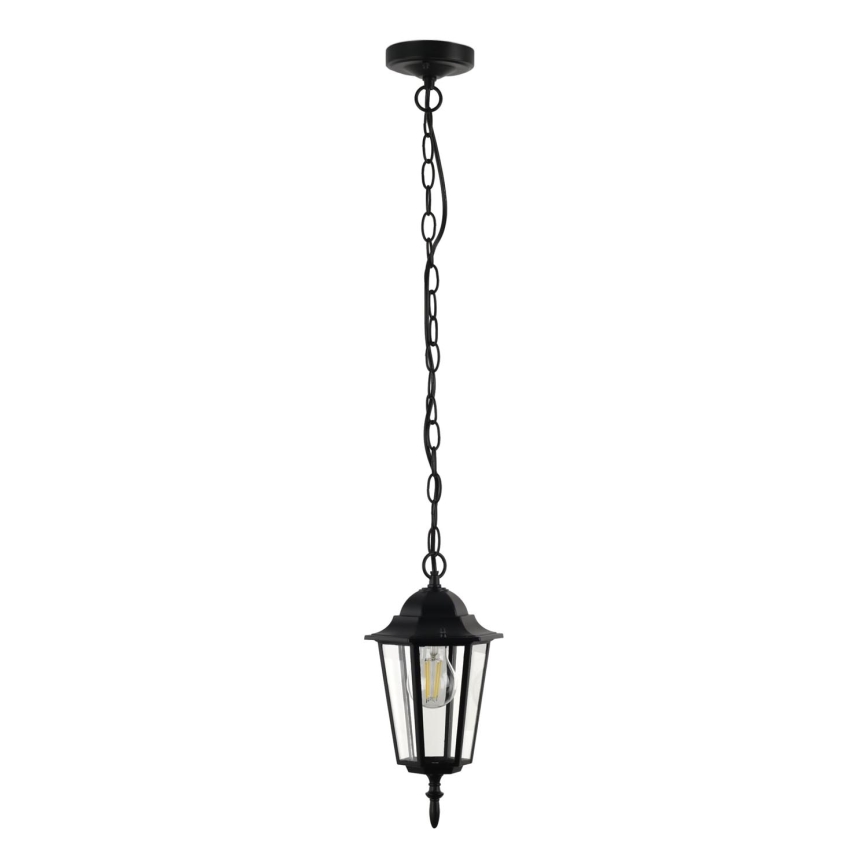 Lauko sietynas, kabinamas ant grandinės ARRAIA 1xE27/15W/230V IP44 juoda