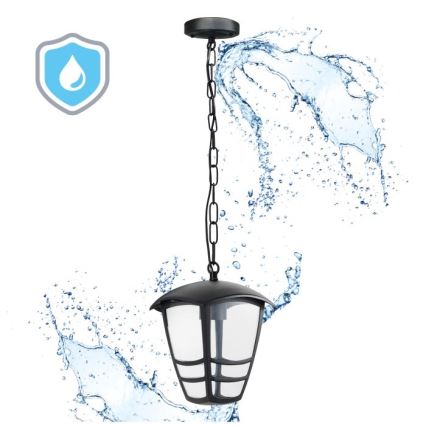 Lauko sietynas, kabinamas ant grandinės TEVIO 1xE27/60W/230V IP54 juoda