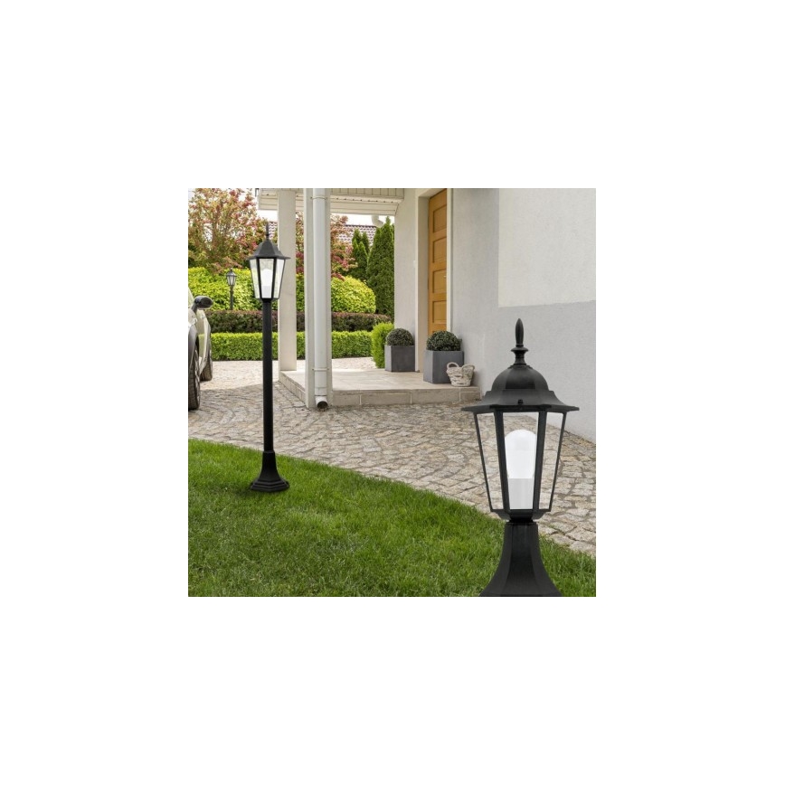 Lauko šviestuvas 1xE27/20W/230V IP43 96,5 cm juoda