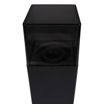 Lauko šviestuvas 1xE27/40W/230V IP44 80 cm juoda/dūminė