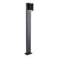 Lauko šviestuvas 1xGU10/10W/230V IP44 80 cm juodas