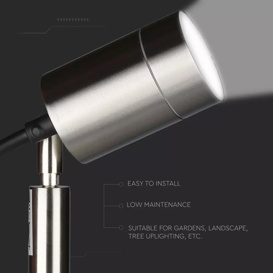 Lauko šviestuvas 1xGU10/35W/230V IP44