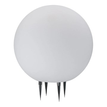 Lauko šviestuvas ARGENTO 1xE27/15W/230V diametras 30 cm IP65 balta