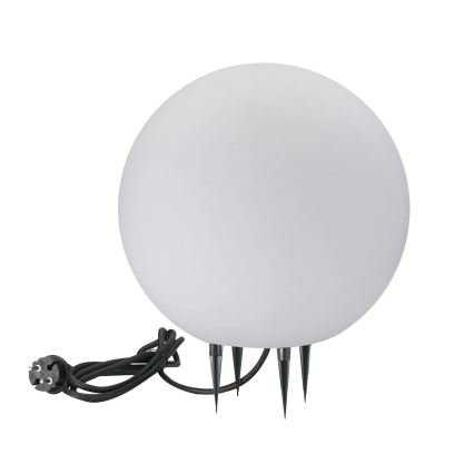 Lauko šviestuvas ARGENTO 1xE27/15W/230V diametras 30 cm IP65 balta