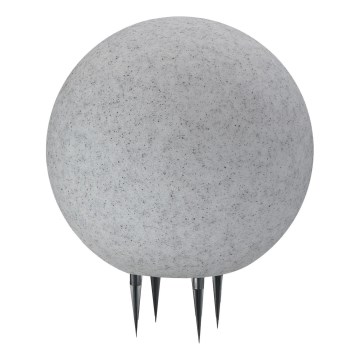 Lauko šviestuvas ARGENTO 1xE27/15W/230V diametras 30 cm IP65 pilka