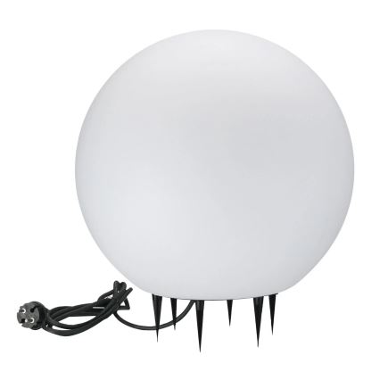 Lauko šviestuvas ARGENTO 1xE27/15W/230V diametras 40 cm IP65 balta