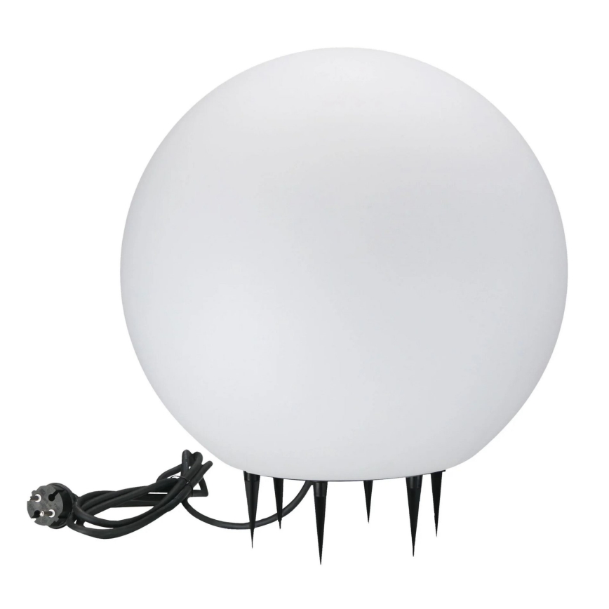 Lauko šviestuvas ARGENTO 1xE27/15W/230V diametras 40 cm IP65 balta