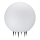 Lauko šviestuvas ARGENTO 1xE27/15W/230V diametras 50 cm IP65 balta
