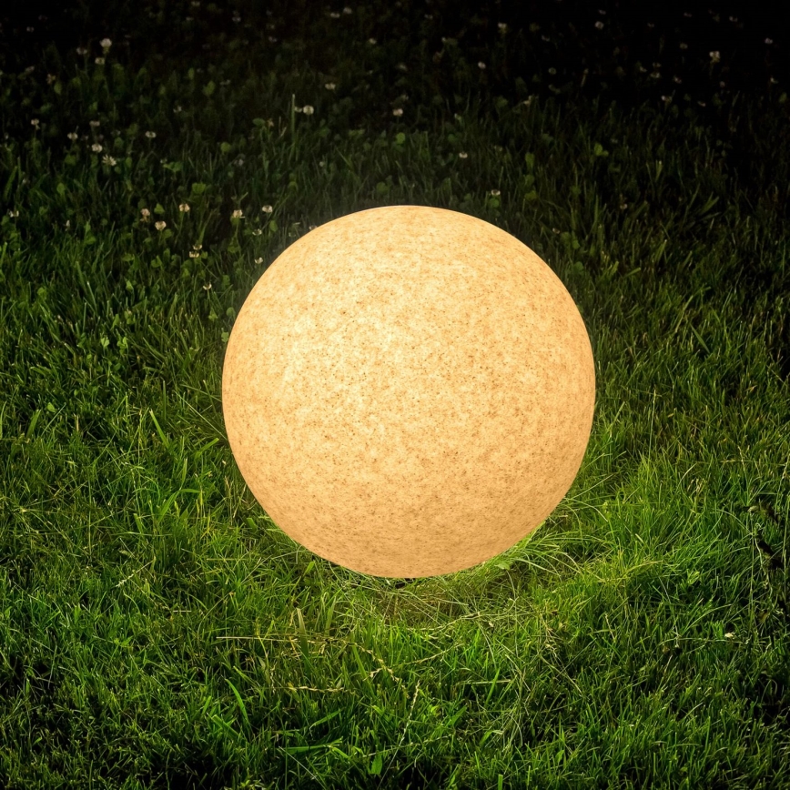 Lauko šviestuvas ARGENTO 1xE27/15W/230V diametras 50 cm IP65 pilka