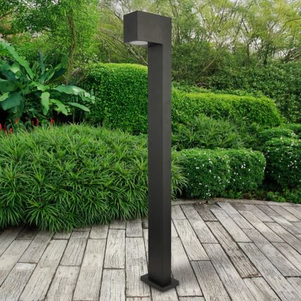 Lauko šviestuvas BOSTON 1xGU10/10W/230V 80 cm IP54 juoda
