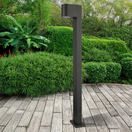 Lauko šviestuvas BOSTON 1xGU10/10W/230V 80 cm IP54 juoda