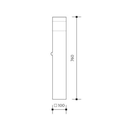 Lauko šviestuvas GARD 1xE14/60W/230V IP44