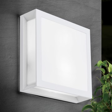 Lauko šviestuvas HENRY, 2 x E27 (maks. 15 W), 230 V, 26 x 26 cm, IP44, baltas
