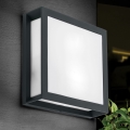 Lauko šviestuvas HENRY 2xE27/15W/230V 26x26 cm IP44 antracitas