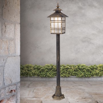 Lauko šviestuvas KIKO 1xE27/11W/230V IP44 bronza/patina