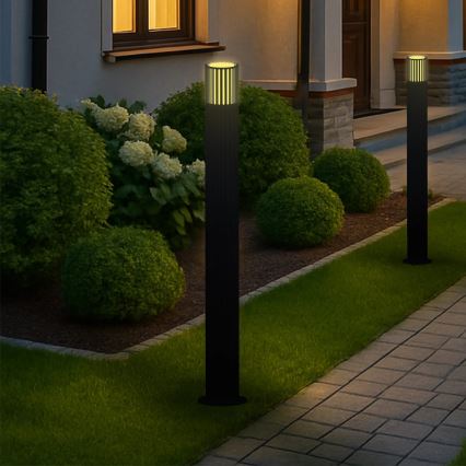 Lauko šviestuvas KUUSAMO 1xE27/20W/230V 74 cm IP54 antracitas