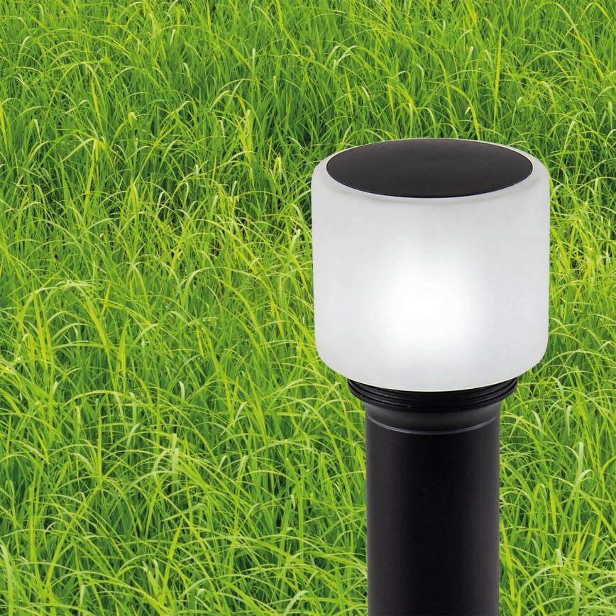 Lauko šviestuvas MADRID, 1 x E27, 12 W, 230 V, 40 cm, IP44, juodas