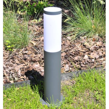 Lauko šviestuvas OSLO 1xE27/10W/230V 45 cm IP44 antracitas