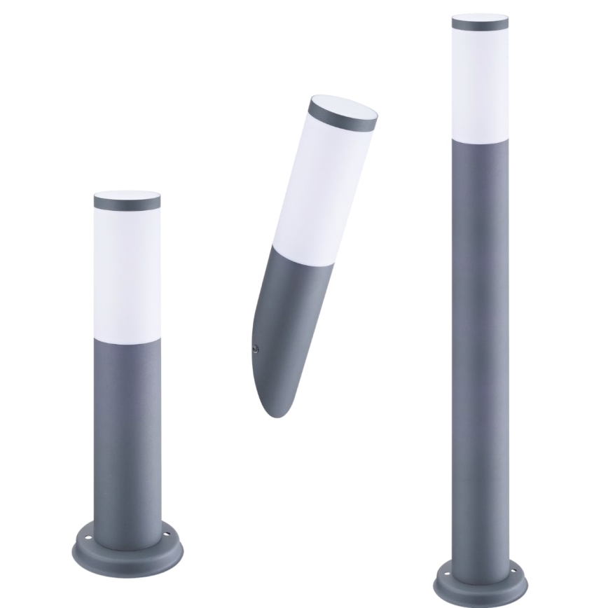 Lauko šviestuvas OSLO 1xE27/10W/230V 45 cm IP44 antracitas