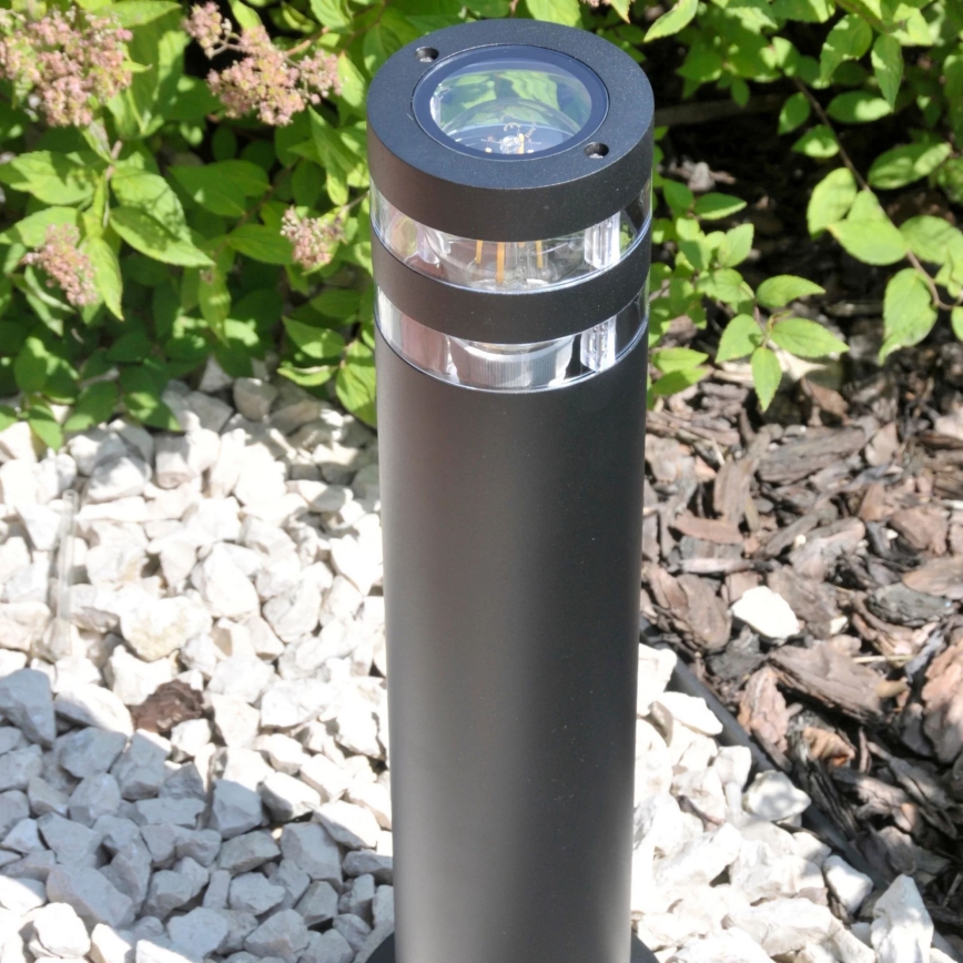 Lauko šviestuvas RINO 1xE27/12W/230V IP54 44 cm juoda