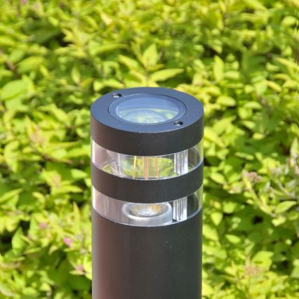 Lauko šviestuvas RINO 1xE27/12W/230V IP54 44 cm juoda