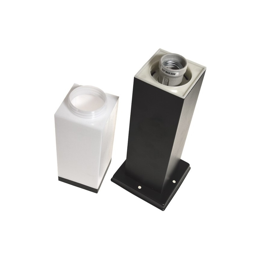 Lauko šviestuvas SOPPA 1xE27/60W/230V IP44 45 cm juoda