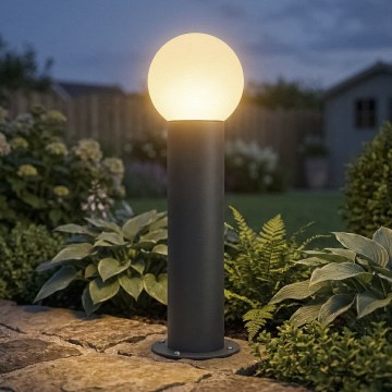 Lauko šviestuvas STONO 1xE27/15W/230V 50 cm IP65 antracitas