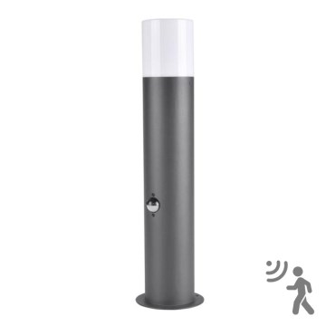 Lauko šviestuvas su jutikliu DALLAS 1xE27/12W/230V IP44 antracitas