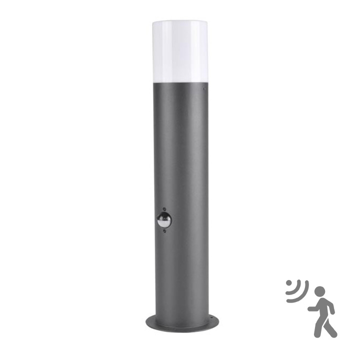 Lauko šviestuvas su jutikliu DALLAS 1xE27/12W/230V IP44 antracitas