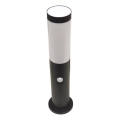 Lauko šviestuvas su jutikliu LOPPA 1xE27/60W/230V 45 cm IP44, juodas