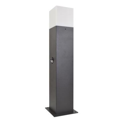 Lauko šviestuvas su jutikliu NEW YORK 1xE27/12W/230V IP44 44 cm antracitas