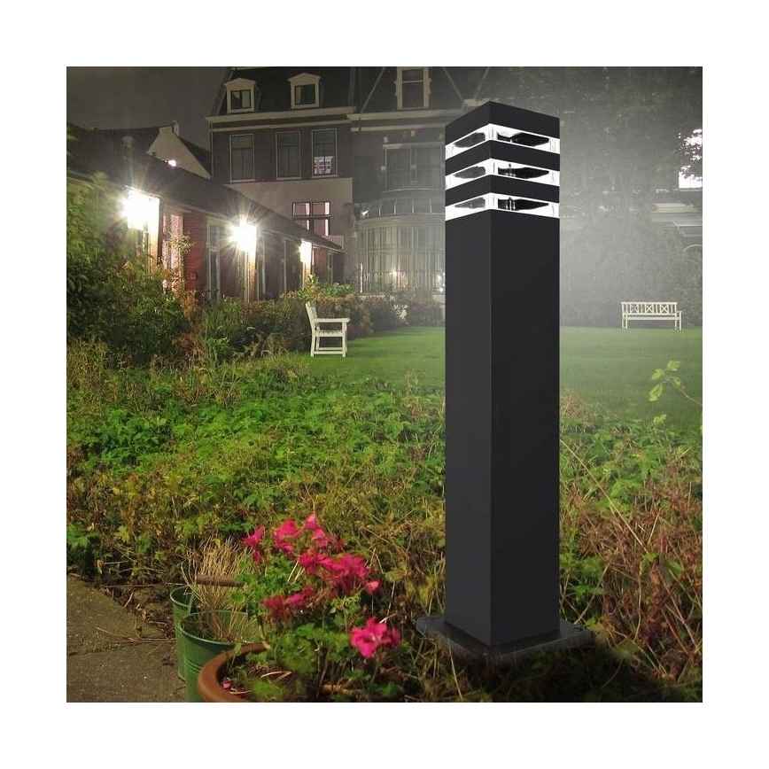 Lauko šviestuvas su jutikliu TEKSAS 1xE27/12W/230V IP44 44 cm antracitas
