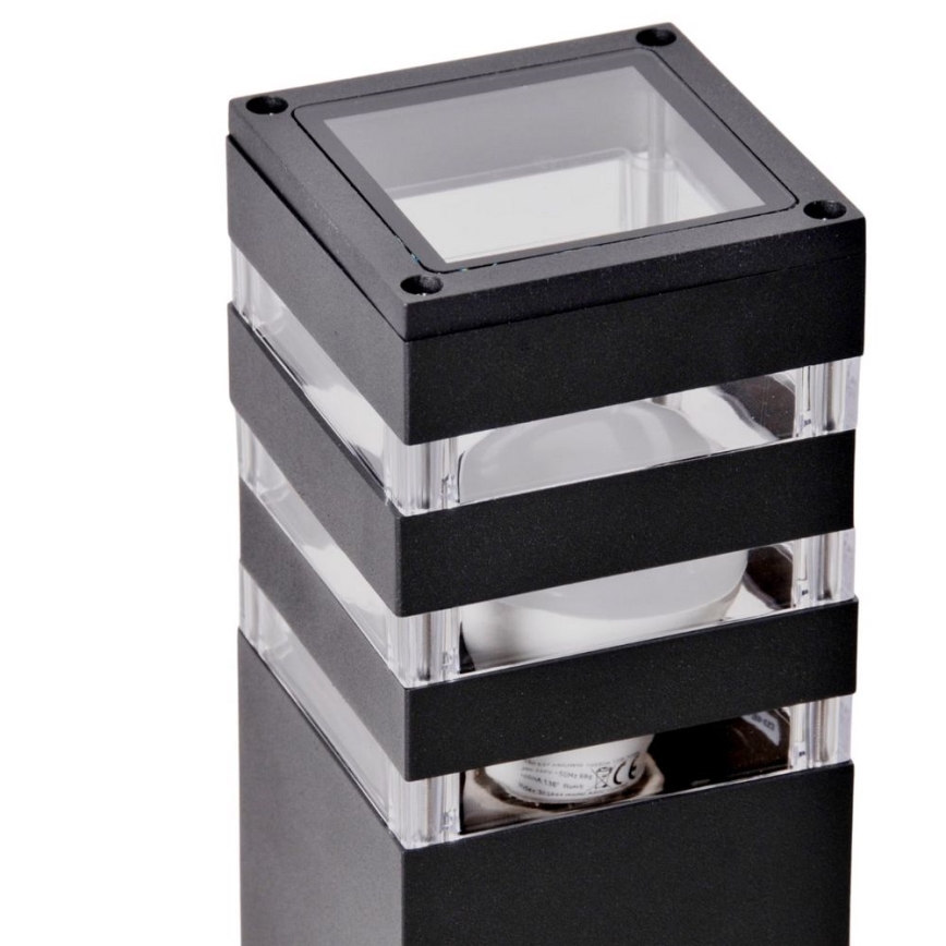 Lauko šviestuvas su jutikliu TEKSAS 1xE27/12W/230V IP44 44 cm antracitas