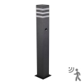 Lauko šviestuvas su jutikliu TEKSAS 1xE27/12W/230V IP44 74 cm antracito spalvos