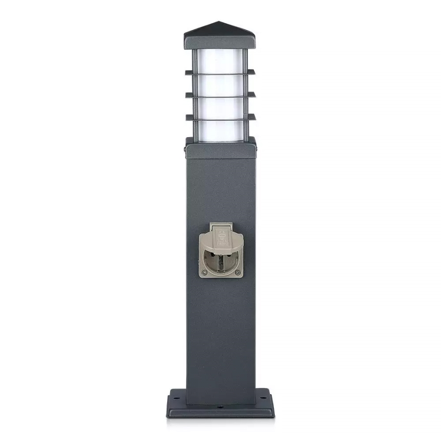 Lauko šviestuvas su lizdais SCHUKO 1xE27/13W/230V IP44