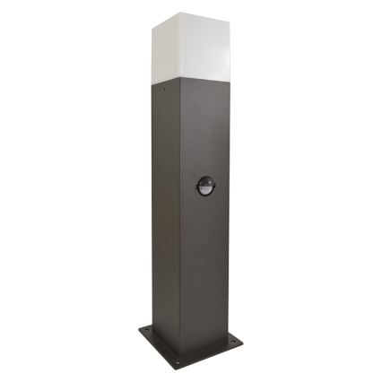 Lauko šviestuvas su jutikliu NEW YORK 1xE27/12W/230V IP44 44 cm antracito spalvos